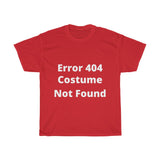 Error 404 Costume Not Found